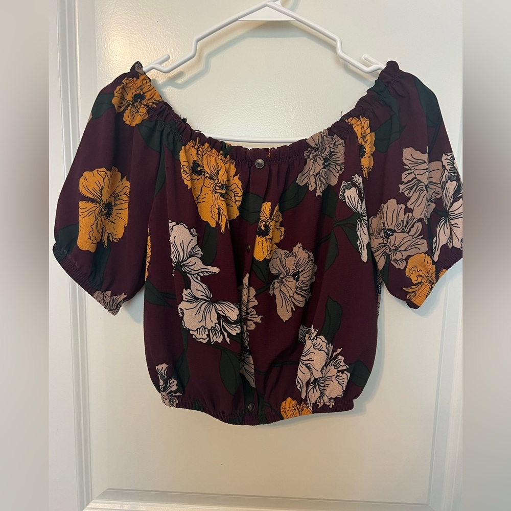 Papaya Crop Blouse
